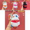 Jinnew Lucky Rabbit Plush Keychain With Tailed Spinner For Gift And Collection