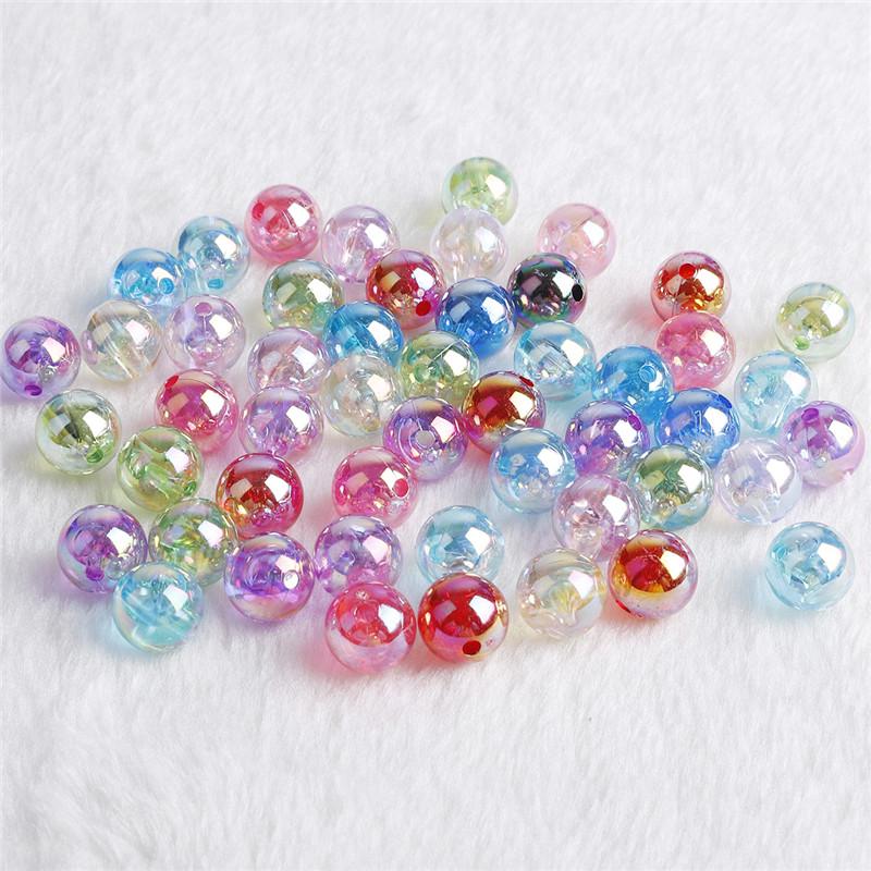 DIY Акриловые бусины для изготовления ювелирных изделий. 23 цвета, размер 6-12 мм