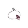 Exquisite Zirconia Chain Rings Minimalist Women Link Chain Ring Adjustable Chain Ring  Wedding
