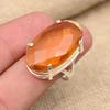 Ювелирные изделия ручной работы из драгоценного камня медового топаза из стерлингового серебра 925 пробы красивое кольцо для женщин