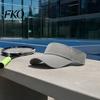 Легкая летняя шляпа от солнца, козырек для мужчин и женщин, с открытым верхом, удлиненный изогнутый козырек, пляжная, защита от УФ-лучей, регулируемая эластичная лента, для спорта, тенниса, гольфа