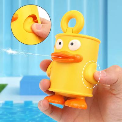 Распыляющая утка водный пистолет игрушка украшения пляж водный бой дети мини обнаженный водный пистолет