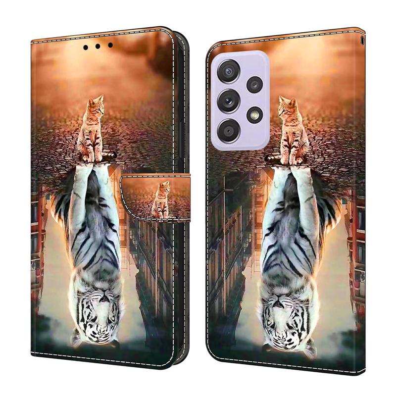 Чехол для телефона A52 для Samsung Galaxy A52 4G A 52 A52S 5G SM-A528B A525F A526B Кожаные чехлы Магнитная книжка-подставка Милый чехол-кошелек