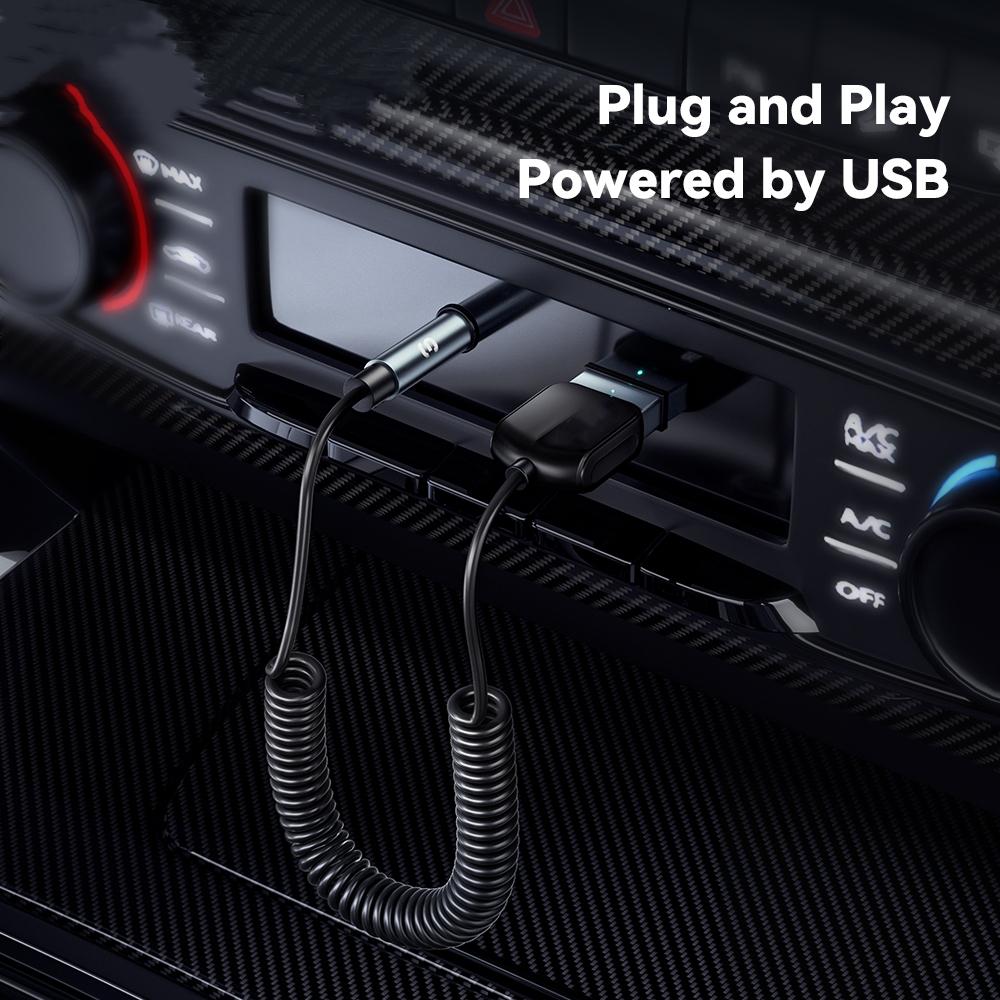 USB Bluetooth Aux адаптер Dongle USB на 3,5 мм разъем аудио беспроводной комплект громкой связи для автомобильного стереоприемника USB передатчик