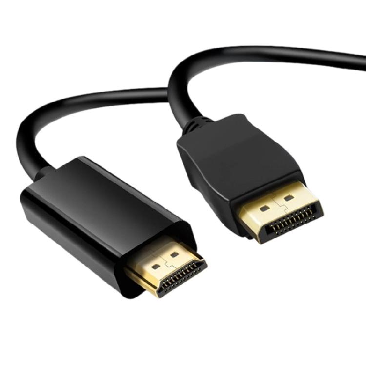 Кабель-конвертер, совместимый с HDTV, 4K60 Гц, с позолоченными разъемами, прочный, штекеры, для подключения ПК, ноутбука к HDTV