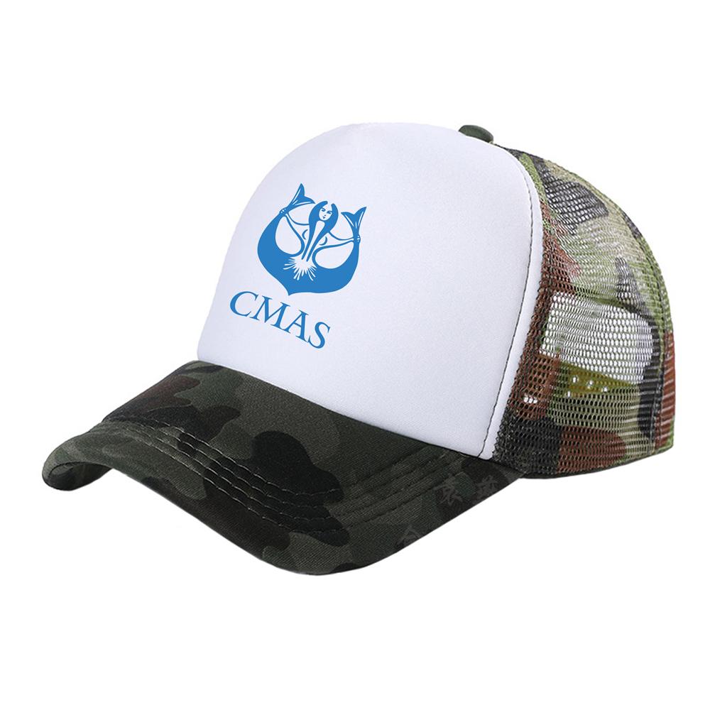 Кепка CMAS Trucker для подводного плавания с аквалангом, шляпа унисекс, бейсболка, крутая летняя унисекс, сетчатая кепка CMAS, MZ-163
