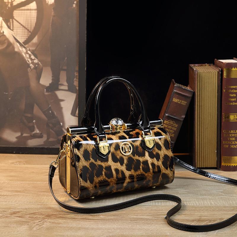 Новая модная простая сумка из натуральной лакированной кожи