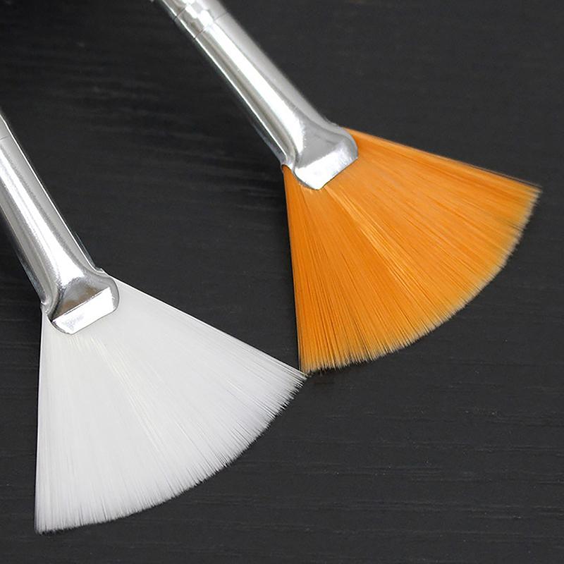 Кисть для макияжа в форме веера, легкая, без следов, консилер, кисть для нанесения маски на лицо, кисть для нанесения фруктовой кислоты, косметические инструменты