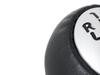 Renault Laguna II Gear Shift Knob, 5-Speed, Black Leather & Silver