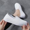 Women's Black White Loafers Driving Shoes Comfort Casual Slip On Walking Minimalist Breathable Moccasins for Mother