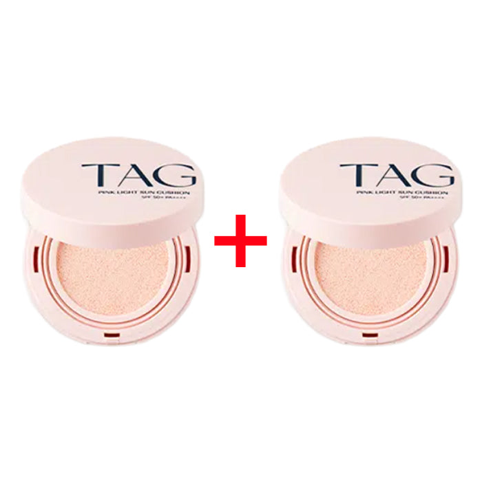 TAG Розовый Легкий Солнцезащитный Кушон 15 г x 2 шт. (SPF50 + PA ++++)