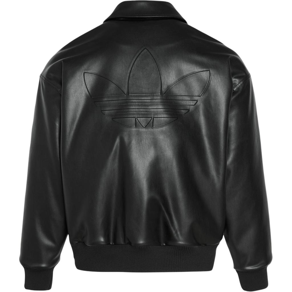 adidas Оригинальная куртка Sherpa PU однотонная свободного кроя с отложным воротником, на флисовой подкладке, с длинным рукавом, мужская IA7525