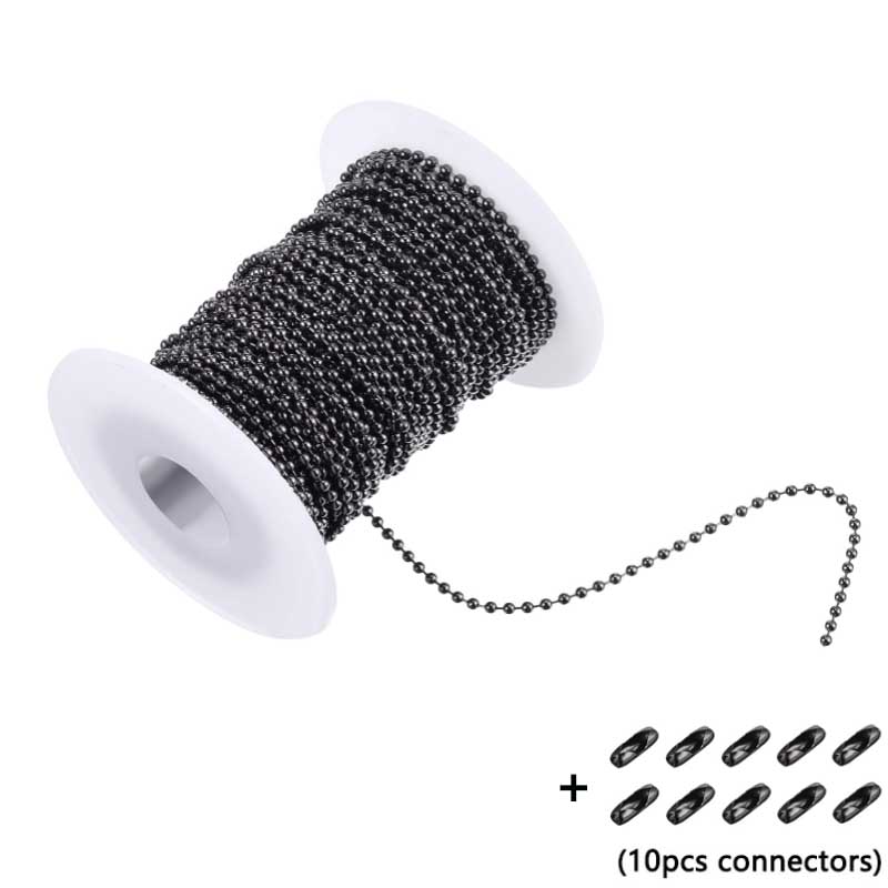 5 м/лот золотые черные бронзовые серебристые металлические шариковые цепочки 1,2-4 мм для самостоятельного изготовления ожерелий ювелирных изделий фурнитуры аксессуары