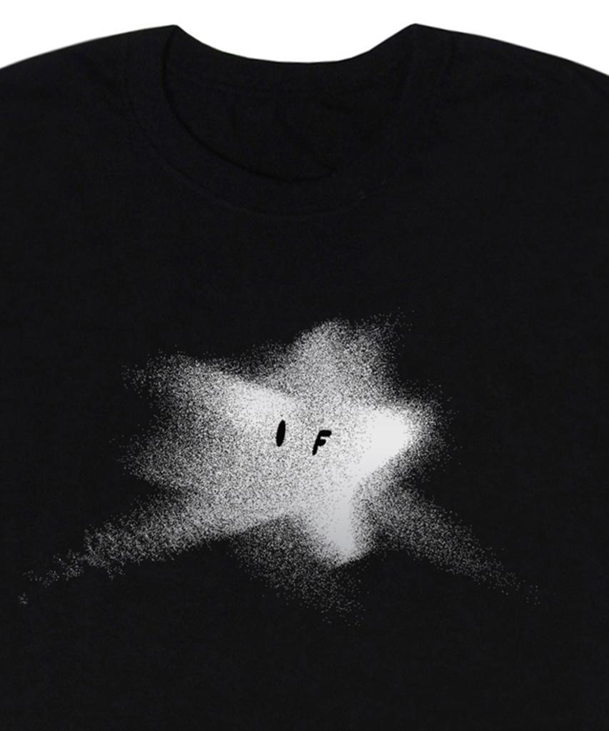 GRAVER [Unisex] Blue Star Long Sleeve T-Shirt_Black