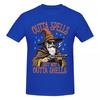 Unisex Funny Wizard Meme Outta Spells But Not Outta Shells Fun T Shirt Streetwear Oneck Cotton Tshirts