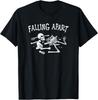 Falling Apart Skeleton, Skull Bone Pile T-Shirt