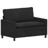 Sofa Set 2 pcs Black Velvet