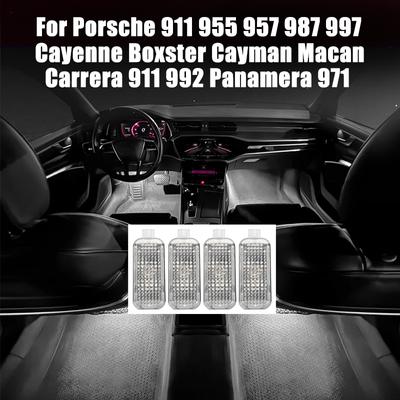 Для Porsche 911 955 957 987 997 Cayenne Boxster Cayman Macan Carrera 911 992 Panamera 971 Подсветка пространства для ног автомобиля Аксессуары