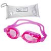 Happy Swim UV Adjustable Case 5 Colors Available Beans! Kids' Goggles, Protection, Size, Included, (Pink)