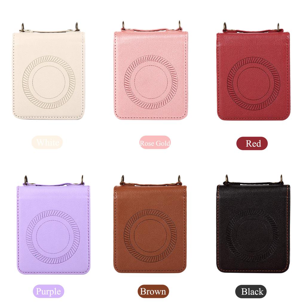 Applicable to Samsung Z flip5 magnetic messenger phone case zflip4 solid color all-inclusive anti-drop folding screen protective case