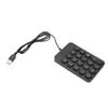 USB Проводная цифровая клавиатура 19 клавиш Круглые колпачки клавиш Эргономичная Портативная цифровая клавиатура для ноутбука