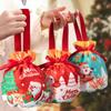 Подарочная коробка с яблоками в канун Рождества: Мешок для конфет и мелких подарков для детей