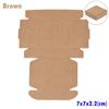 10pcs 9sizes Wedding Event Handmade Jewelry Candy Storage Cardboard Package Wrapping Kraft Paper Box