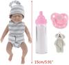 Новая игрушка, милые маленькие детские реалистичные куклы для новорожденных, силиконовые мини-куклы всего тела