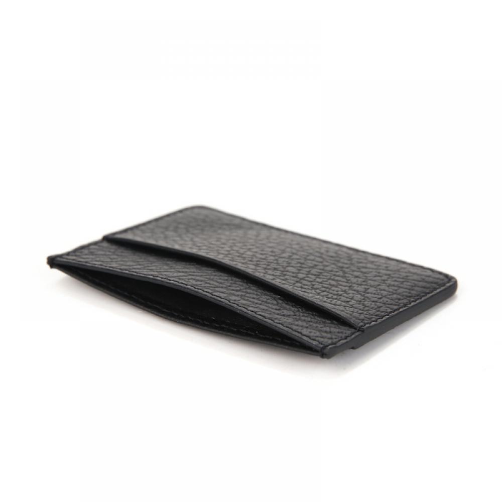 Maison Margiela Sa1vx0005 P4455 T8013 Держатель для карт с прошитой зернистой кожей
