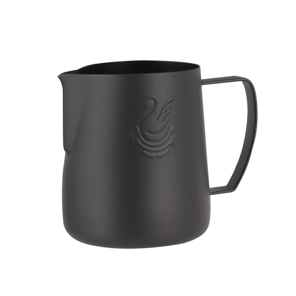 JIBBI Swan Latte Art Cup, 304 Stainless Steel, 400ml Milk Frothing Pitcher