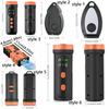 Handheld Ultrasonic Dog Bark Deterrent Rechargeable Portable Dog Repeller with Light Ultrasonic Dog Trainer Outdoor Use