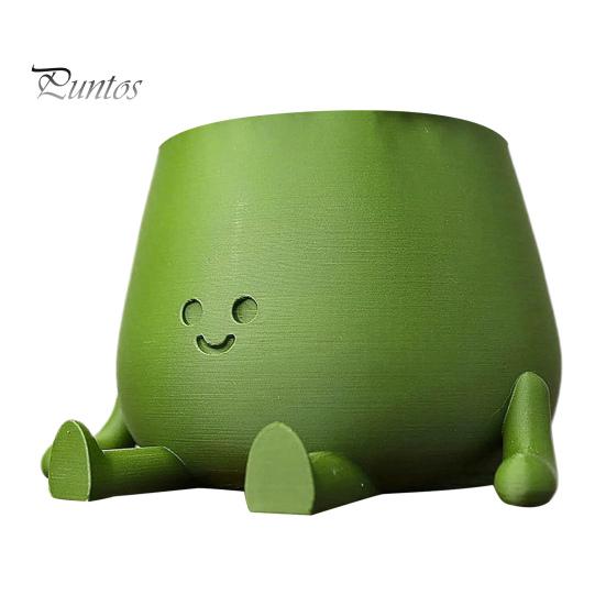 Счастливое лицо, горшок для цветов из смолы, гитара, приятель, сидящая мультяшная фигурка, суккулентный горшок для рабочего стола, кактусы, комнатные растения