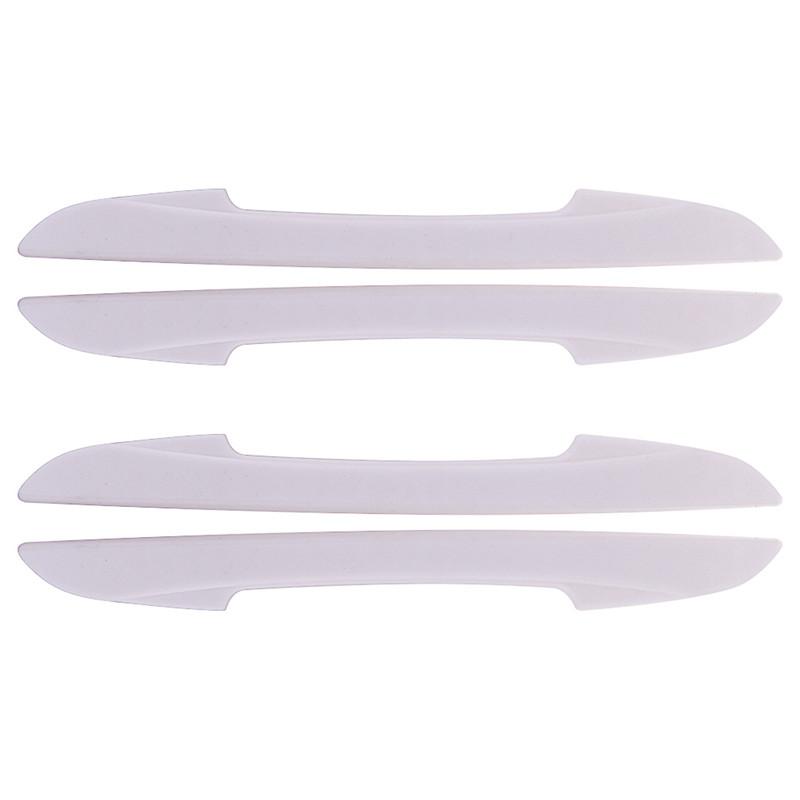 4 шт., защитная полоса для боковой двери автомобиля, защитная полоса, защита для бампера, ручка, 3D наклейка, Стайлинг автомобиля