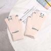 Simple Letter Knitted Elastic Panda Female Gloves Driving Gloves  Gloves Wool Mittens