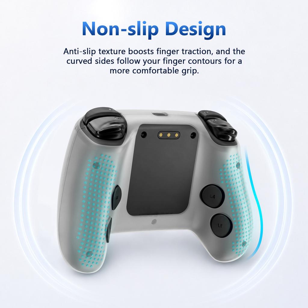 Силиконовый защитный чехол для Steam Controller 2 Аксессуары Нескользящий чехол с колпачками для джойстиков Легкий Ударопрочный Без запаха