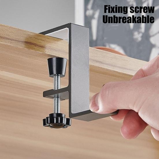 Мобильный крючок для боковой стороны стола, противоскользящий, регулируемый, с большой грузоподъемностью, органайзер для стола