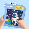 Slide Puzzle Interactive Interesting Fine Workmanship Creative Multifunctional Thinking Logic Training ABS Digital Sliding Puzzle Cartoon Educational