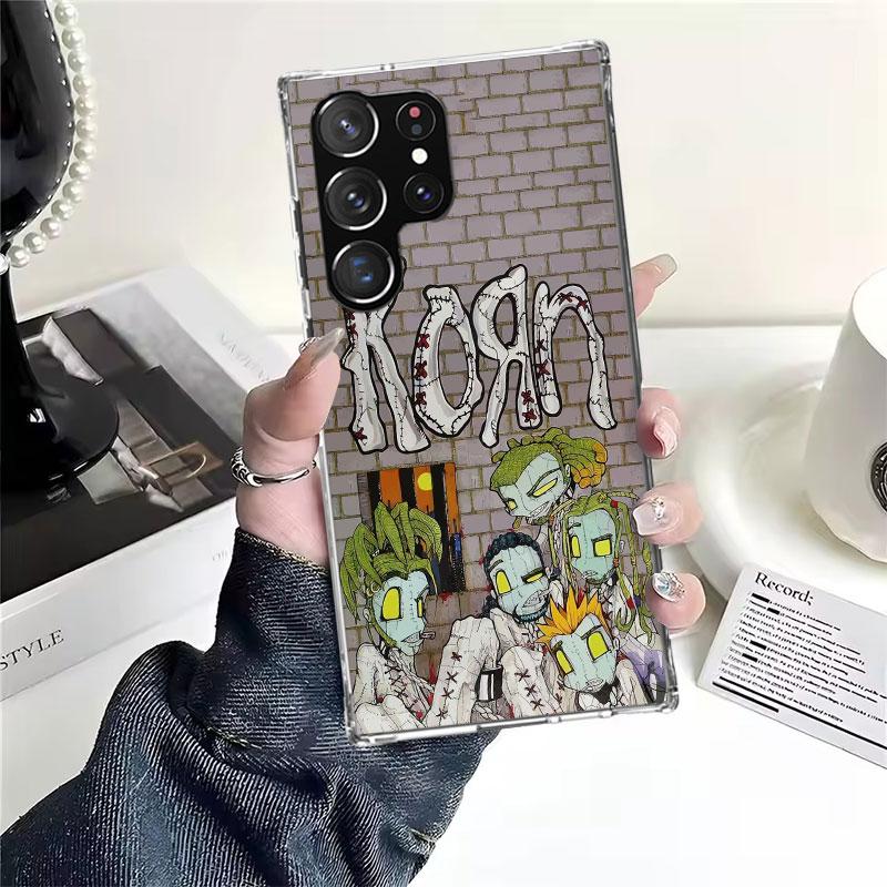 Мягкий чехол для телефона K-Korn Rock Band для Samsung Galaxy S22 S23 S24 S25 Edge S26 Ultra S20 FE S21 Plus + Fundas Coque Galaxy S20 S21