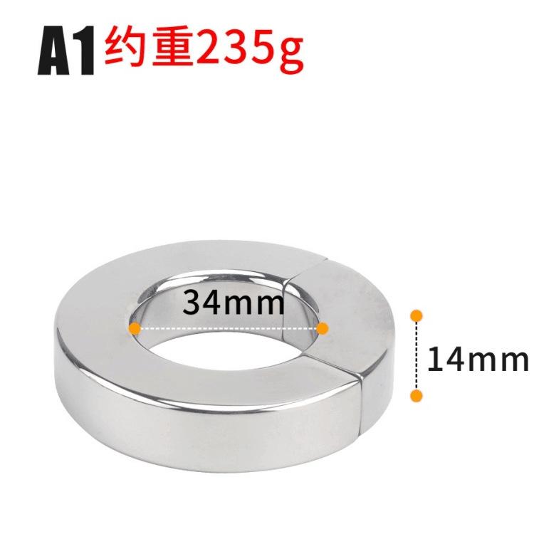 Ss001 Металл Нержавеющая сталь Устройство для связывания мошонки Магнит Пенис Задержка Пениса Подвеска Кольцо Взрослый Секс-товар