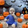 Resin Haunted House Ghost Baby Decor Scary Ghost Baby Doll Figurine  Table Centerpiece