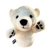 Dinofactory Anagom Golf Headcover Polar Bear Driver Headcover with Lovely Paw White