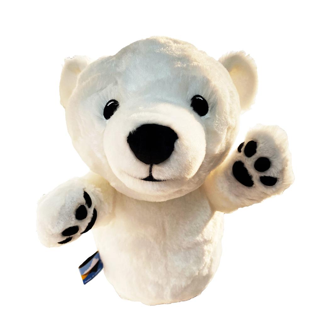 dinofactory Anagom Golf Headcover Polar Bear Driver Headcover with Lovely White Paw,