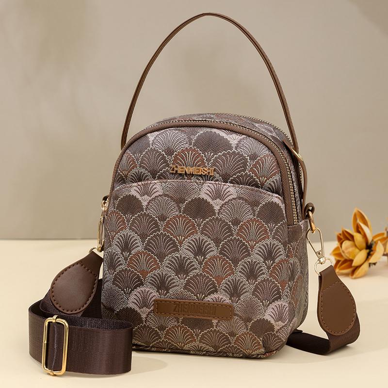 Кошелек для монет, женская сумка через плечо, сумка для мобильного телефона, маленькая квадратная сумка, многослойная сумка