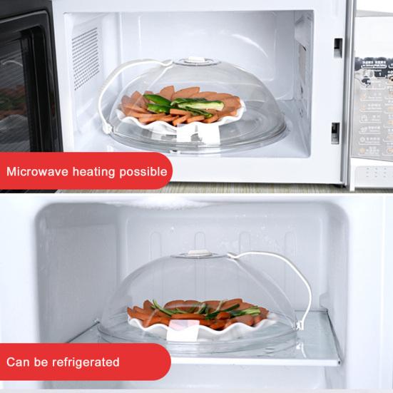 Practical Microwave Prevent Oil Lid Solid PC