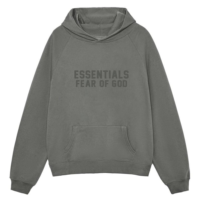 Худи Fog Essentials Zone с объемными flocked 3D буквами, зимняя утолщенная хлопковая толстовка, унисекс, оверсайз
