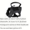 1Pc Tactical Reflective Cat Harness Vest With Handle Adjustable Outdoor Walking Training Pet Supplies