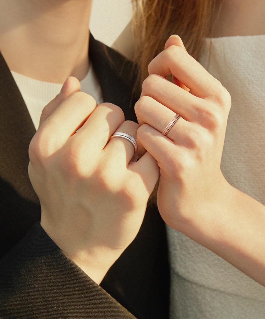 Jestina Mariebel 14K Couple Ring (M) (Jjmbc05B1455W4160)