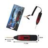 3-36V DC Car Two-Pole  Voltage Tester Lamp, Current Tester Pen Tool, Battery Tester Voltage Detector, Circuit Test Pen Diagnostic Tool,Alligator Clips