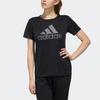 Adidas Set in Sleeve T Shirt Women's Black FM5308