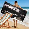 Supernatural Brothers Print Beach Towel, Large Soft Quick Dry Towel for Beach Camping Swimming